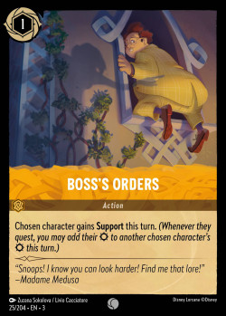 025 Boss's Orders