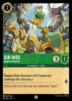 086 Sir Hiss