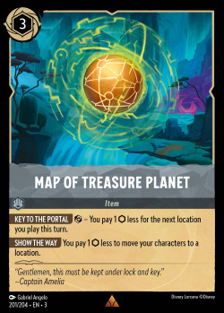 201 Map Of Treasure Planet