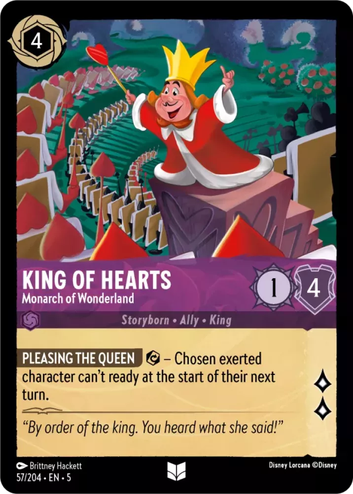 57/204 King of Hearts - Monarch of Wonderland