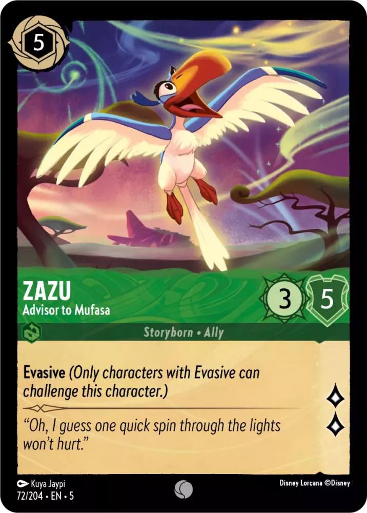 72/204 Zazu - Advisor to Mufasa