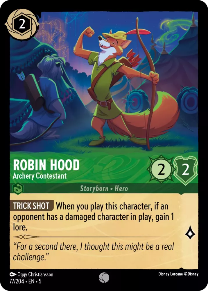 77/204 Robin Hood - Archery Contestant