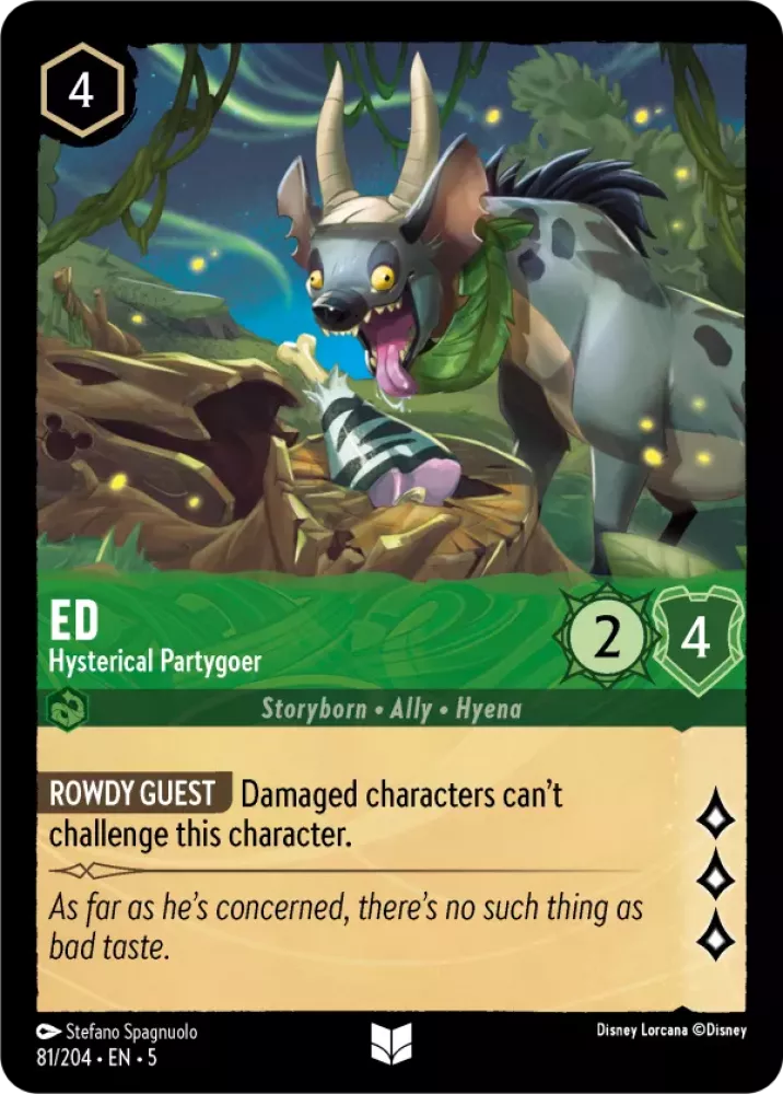 81/204 Ed - Hysterical Partygoer