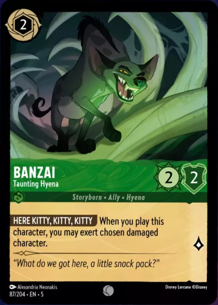 87/204 Banzai - Taunting Hyena