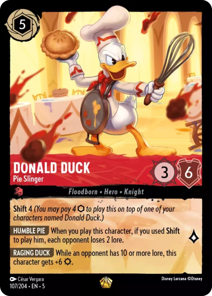 107/204 Donald Duck - Pie Slinger