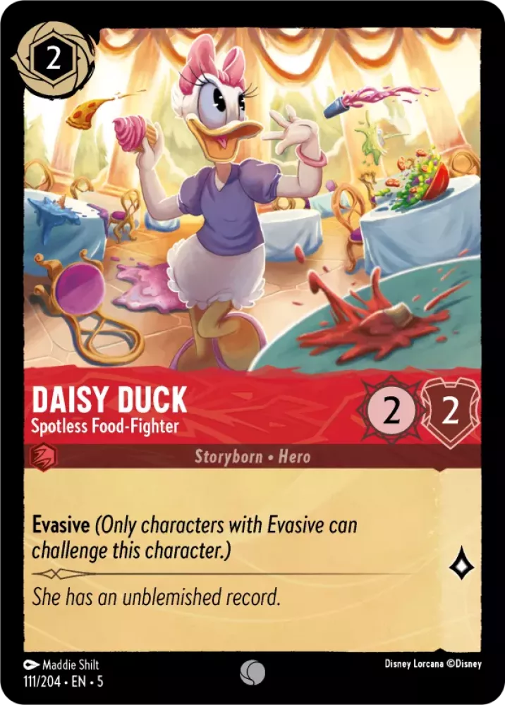 111/204 Daisy Duck - Spotless Food-Fighter