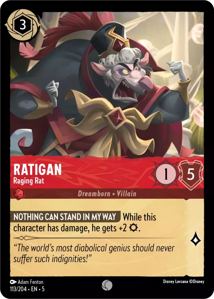 113/204 Ratigan - Raging Rat