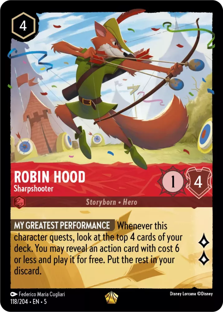 118/204 Robin Hood - Sharpshooter