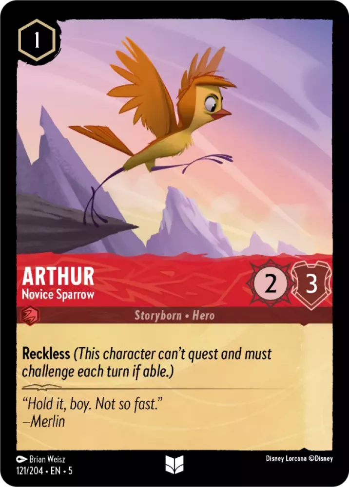 121/204 Arthur - Novice Sparrow