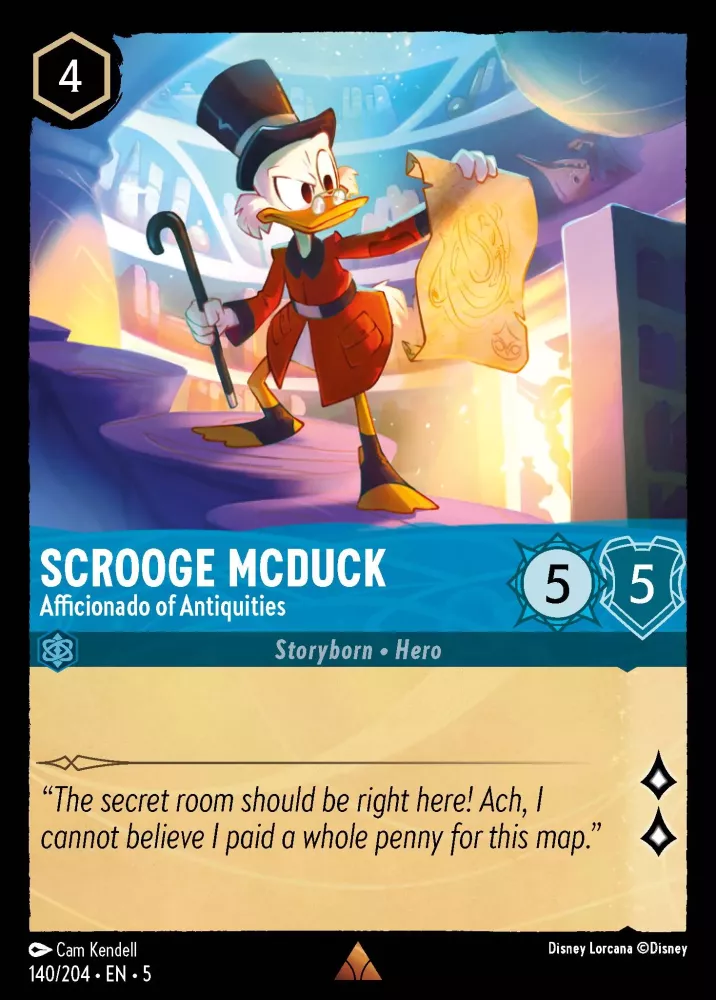 140/204 Scrooge McDuck - Afficionado of Antiquities