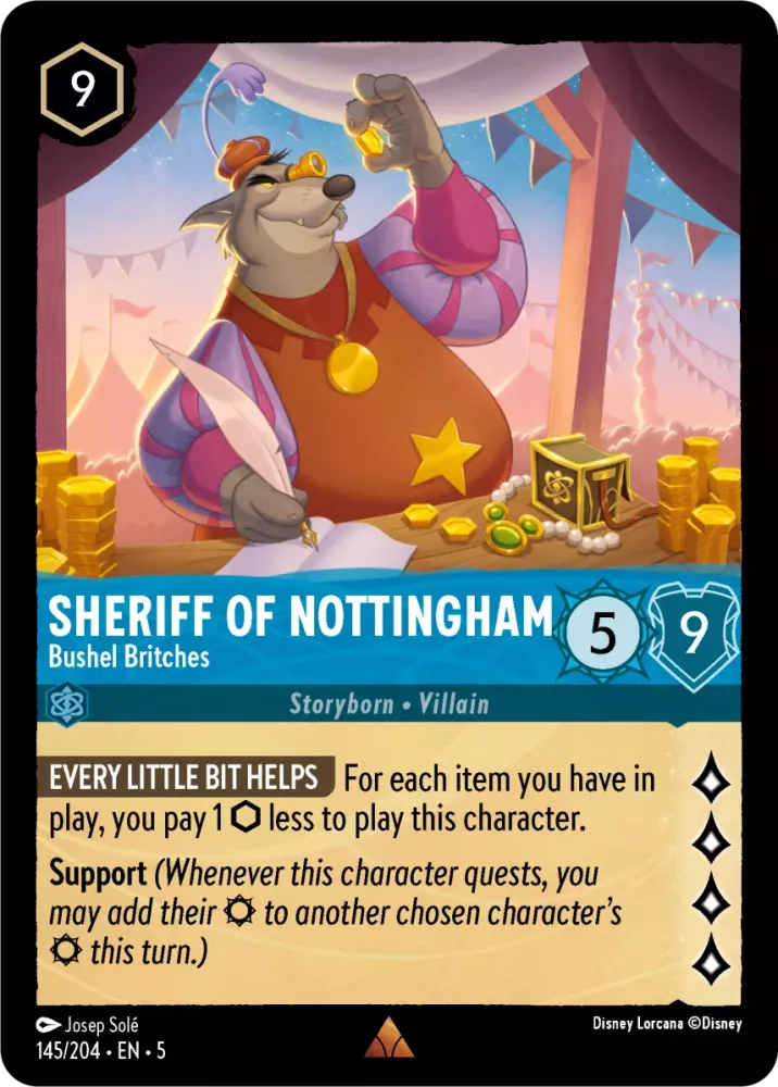 145/204 Sheriff Of Nottingham - Bushel Britches