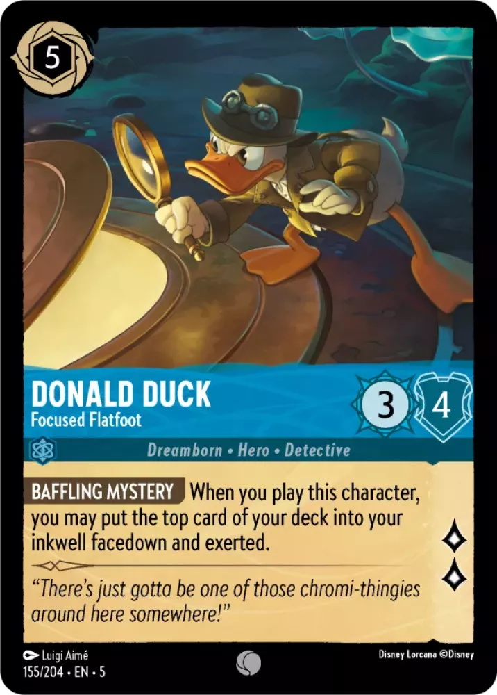 155/204 Donald Duck - Focused Flatfoot