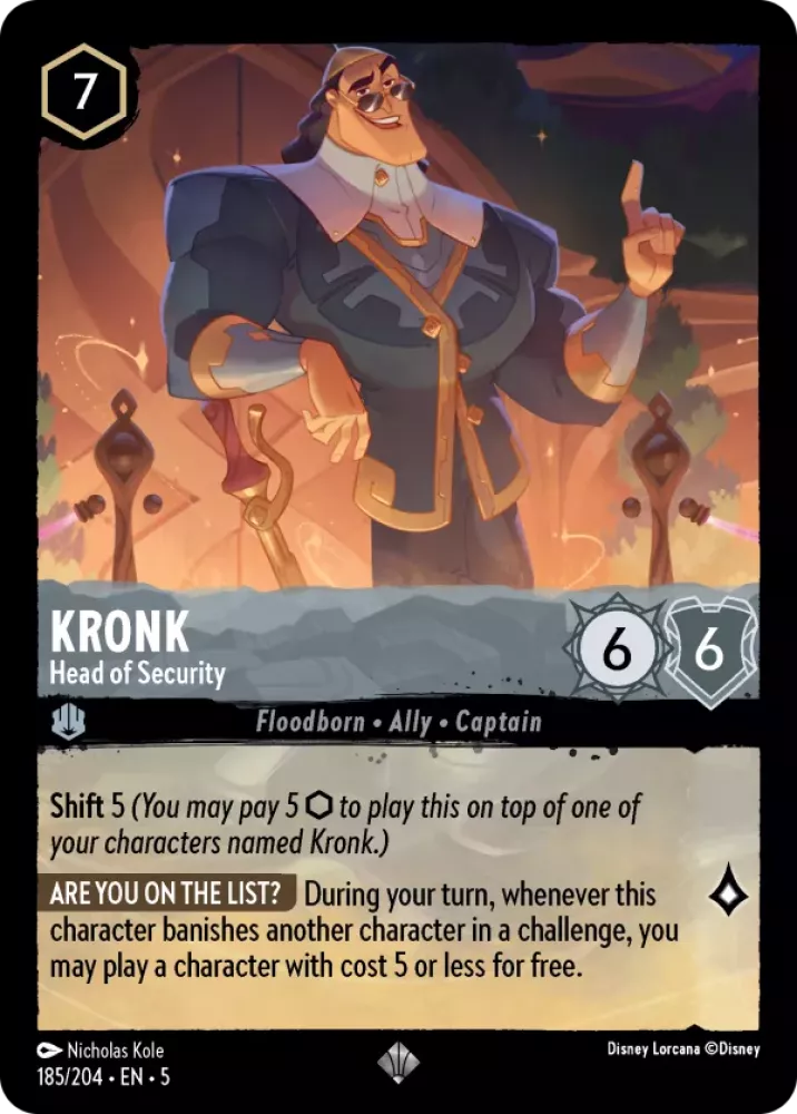 185/204 Kronk - Head of Security