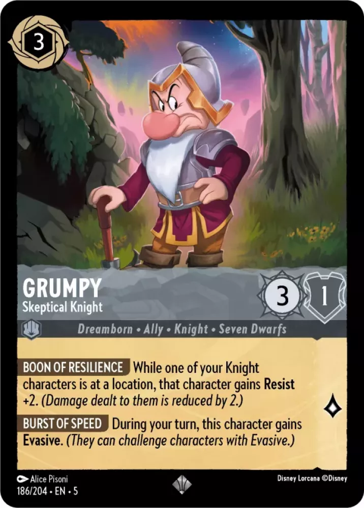 186/204 Grumpy - Sceptical Knight