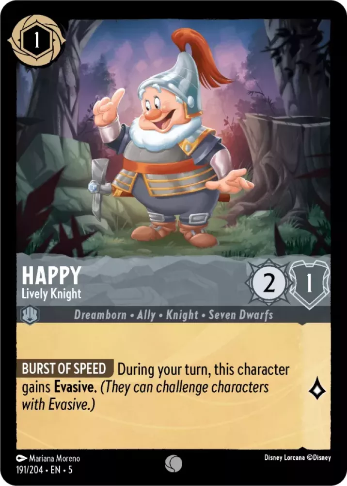 191/204 Happy - Lively Knight