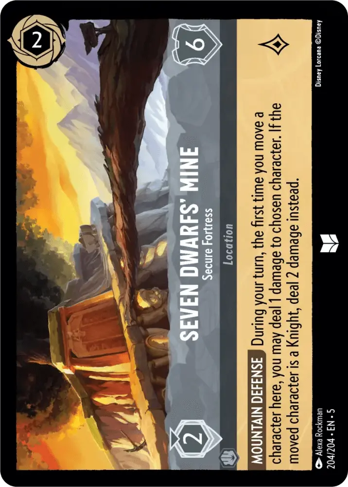 204/204 Seven Dwarfs' Mine - Secure Fortress