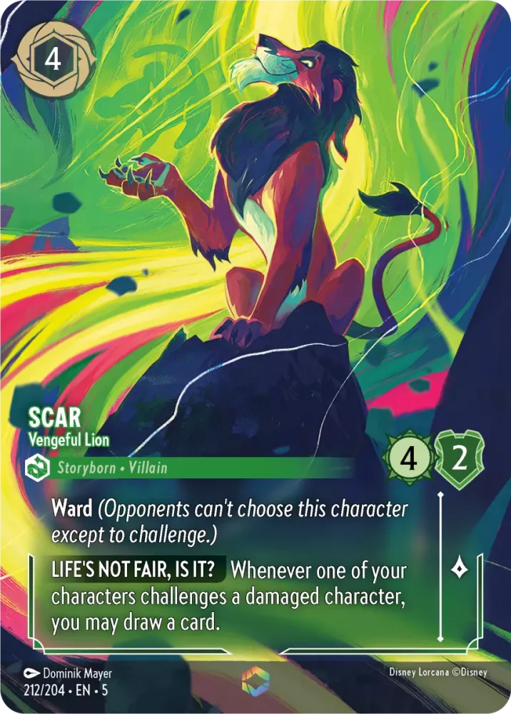 212/204 Scar - Vengeful Lion