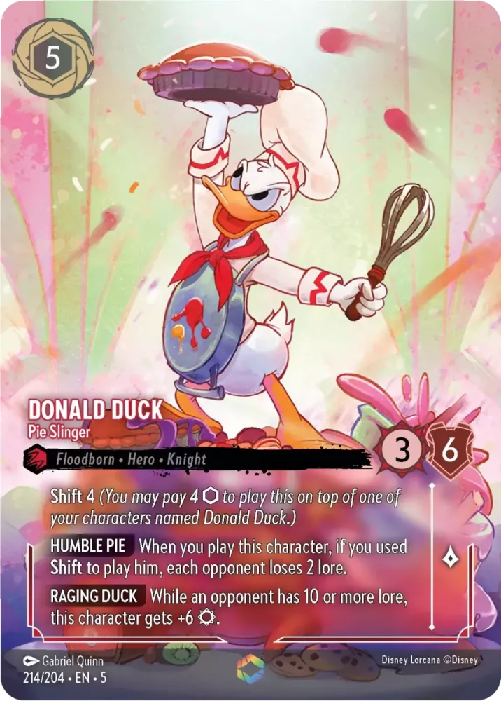 214/204 Donald Duck - Pie Slinger