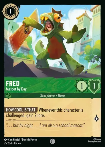 Fred - Mascot by Day