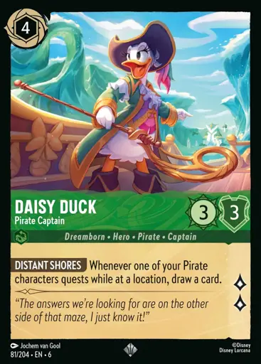Daisy Duck - Pirate Captain