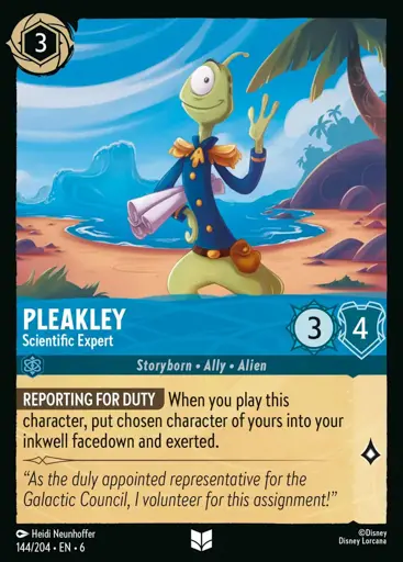 Pleakley - Scientific Expert