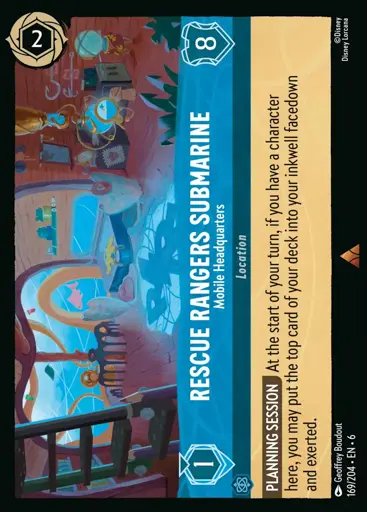 Rescue Rangers Submarine - Mobile Headquarters