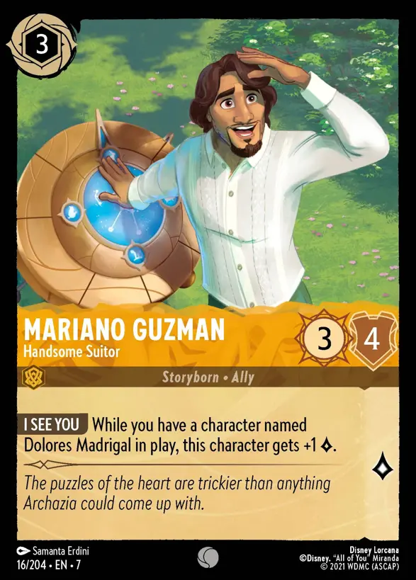 16/204 Mariano Guzman – Handsome Suitor