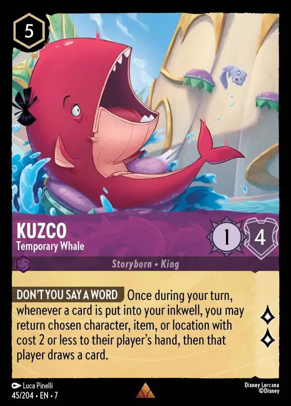 45/204 Kuzco - Temporary Whale