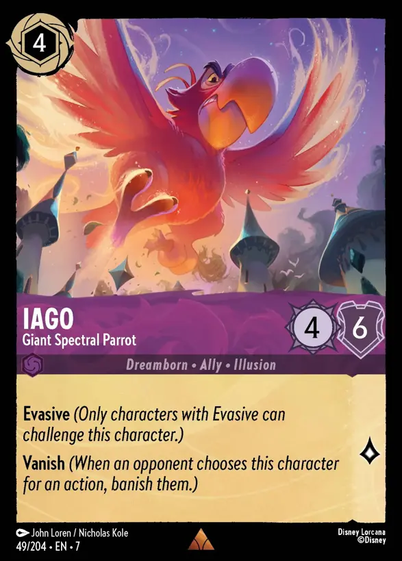 49/204 Iago - Giant Spectral Parrot