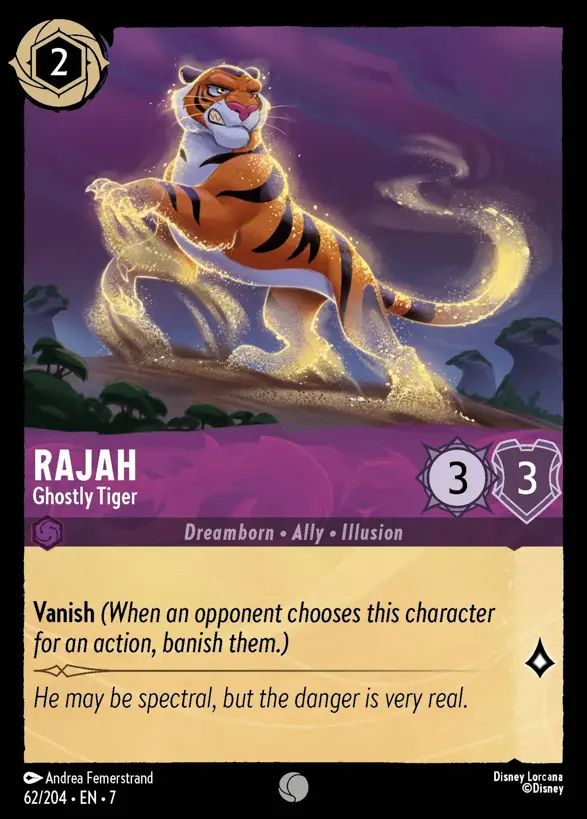 62/204 Rajah - Ghostly Tiger