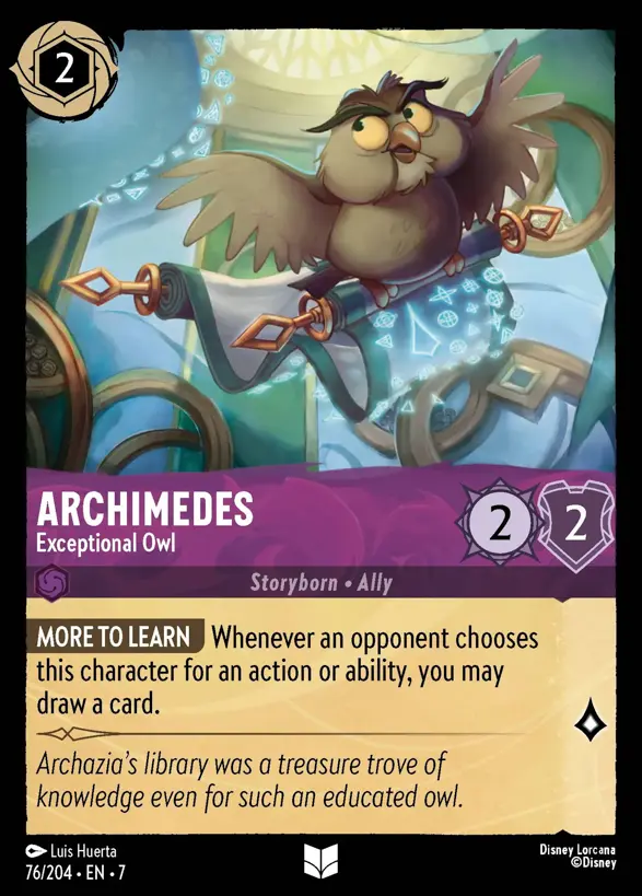 76/204 Archimedes - Exceptional Owl