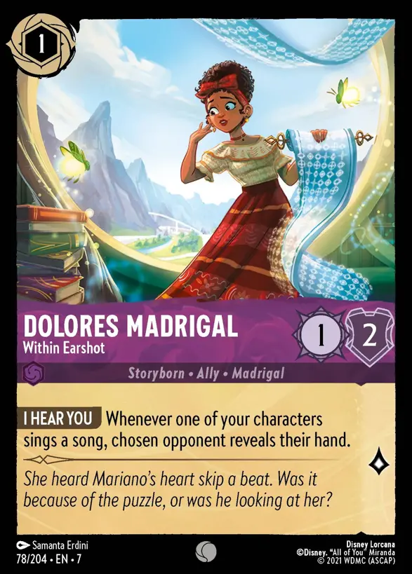 78/204 Dolores Madrigal - Within Earshot