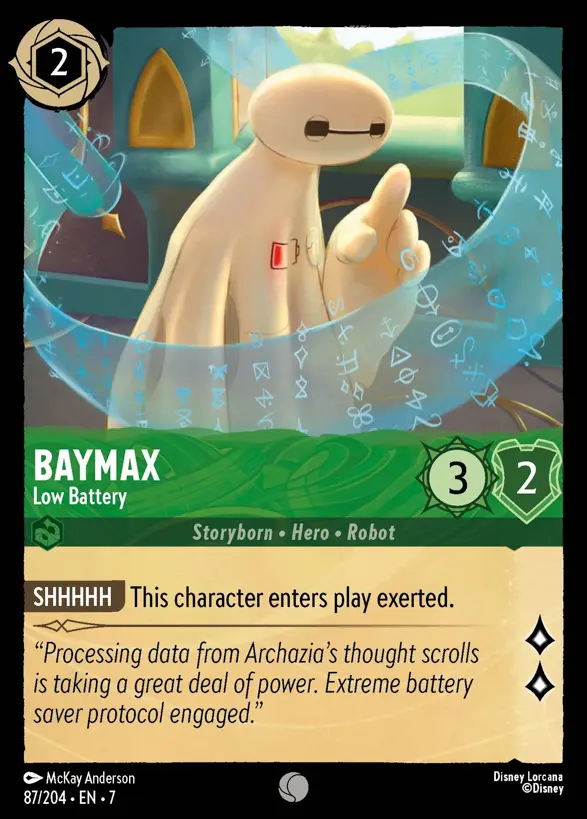 87/204 Baymax - Low Battery