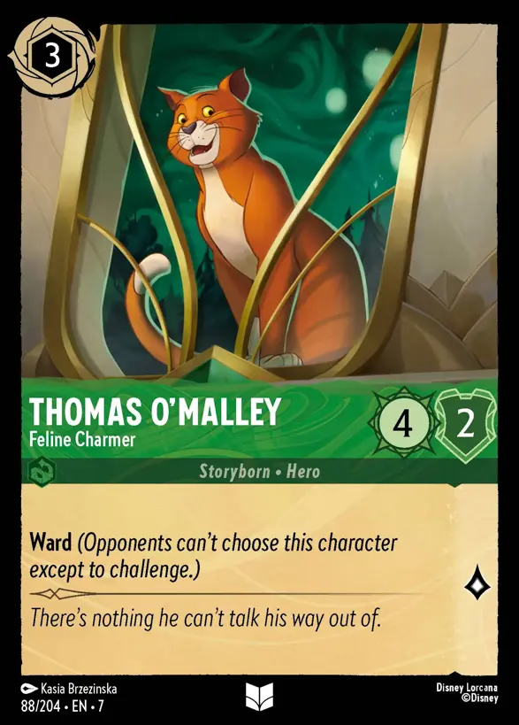 88/204 Thomas O'Malley - Feline Charmer