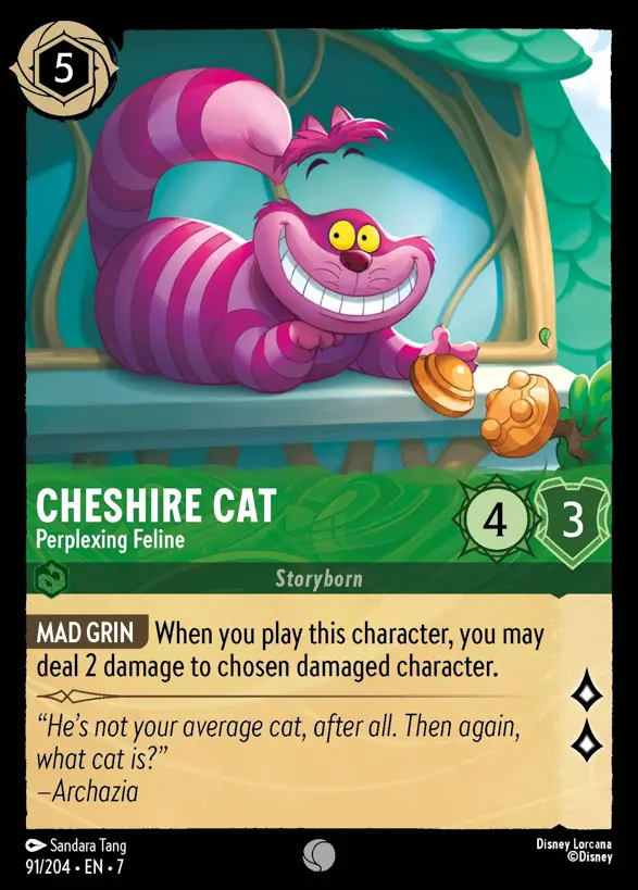 91/204 Cheshire Cat - Perplexing Feline