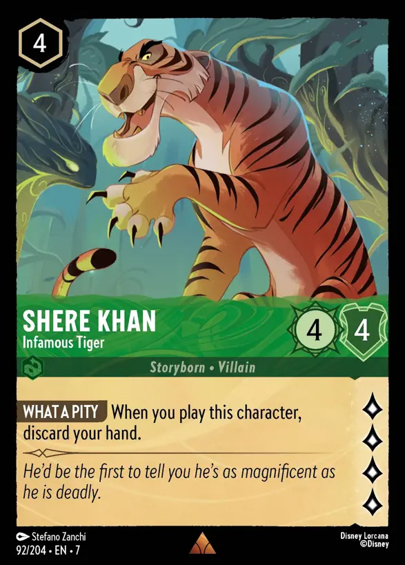 92/204 Shere Khan - Infamous Tiger