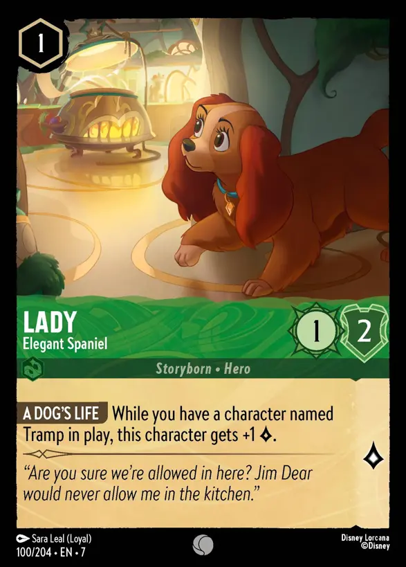 100/204 Lady - Elegant Spaniel