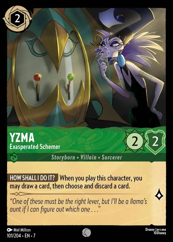 101/204 Yzma - Exasperated Schemer