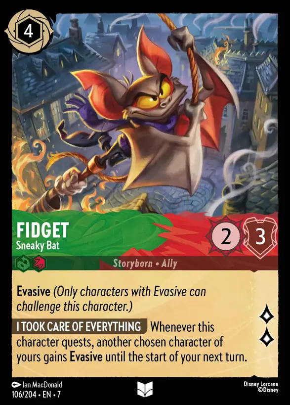 106/204 Fidget - Sneaky Bat