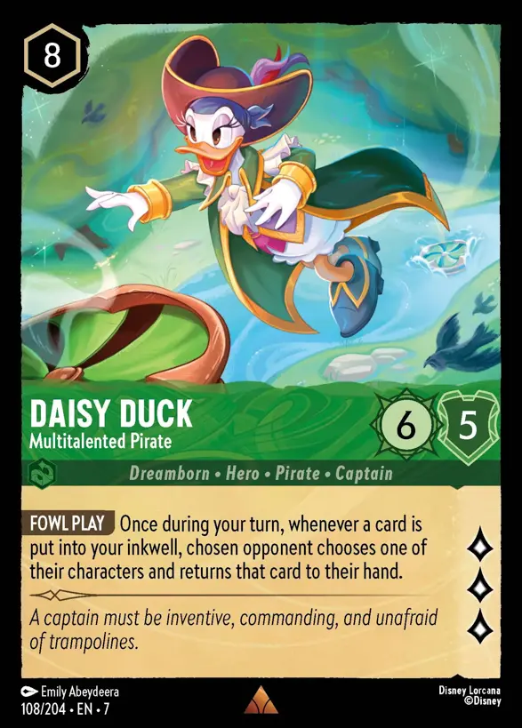 108/204 Daisy Duck - Multitalented Pirate