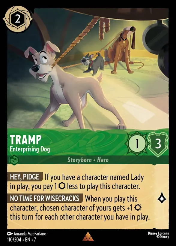 110/204 Tramp - Enterprising Dog