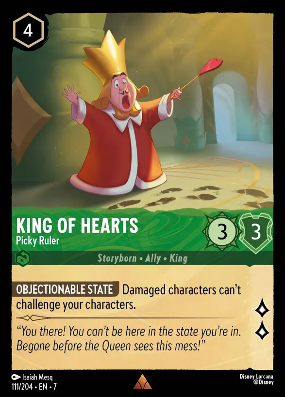 111/204 King of Hearts - Picky Ruler