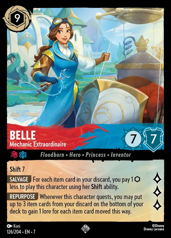 126/204 Belle - Mechanic Extraordinaire