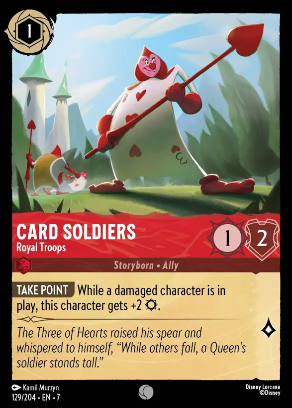 129/204 Card Soldier - Royal Troops