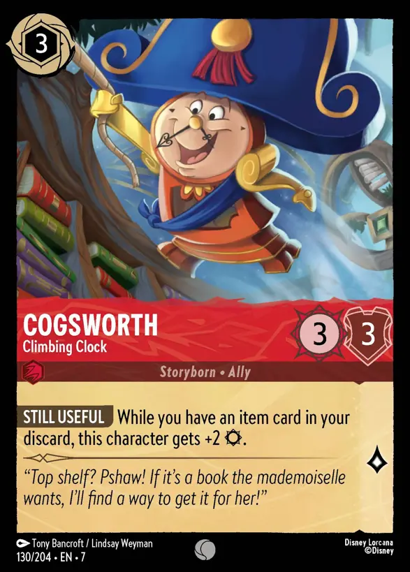 130/204 Cogsworth - Climbing Clock