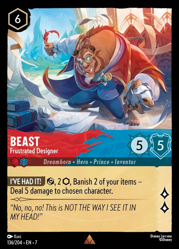 136/204 Beast - Frustrated Designer