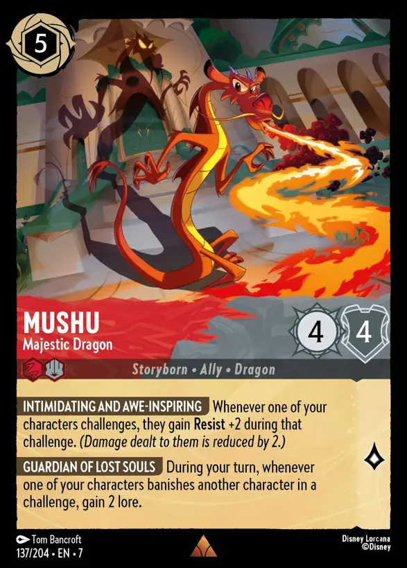 137/204 Mushu - Majestic Dragon