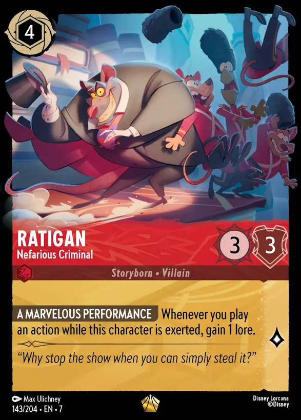143/204 Ratigan - Nefarious Criminal