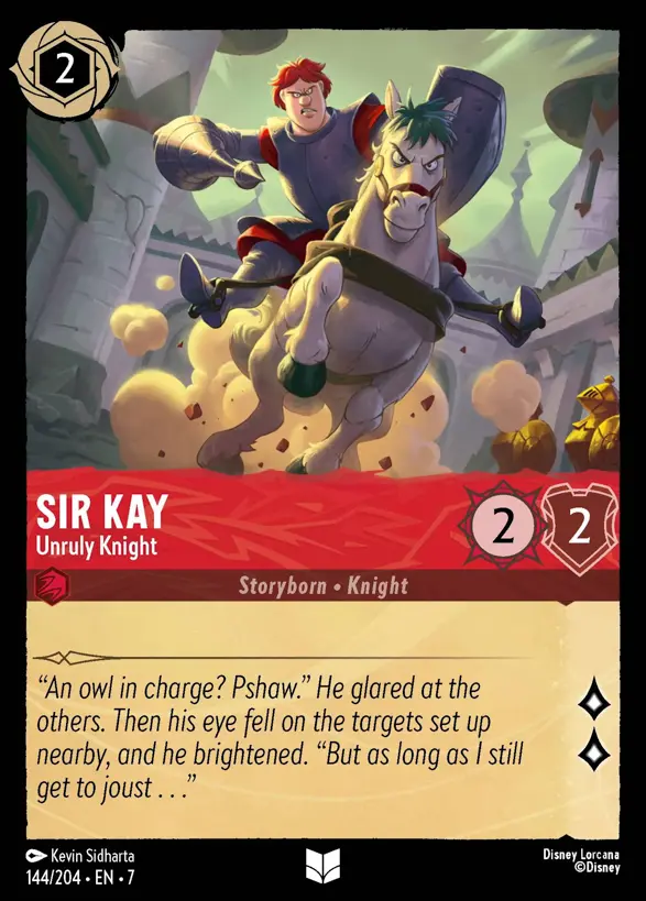 144/204 Sir Kay - Unruly Knight