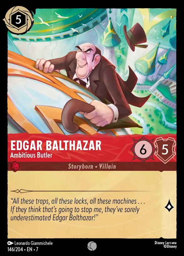 146/204 Edgar Balthazar - Ambitious Butler